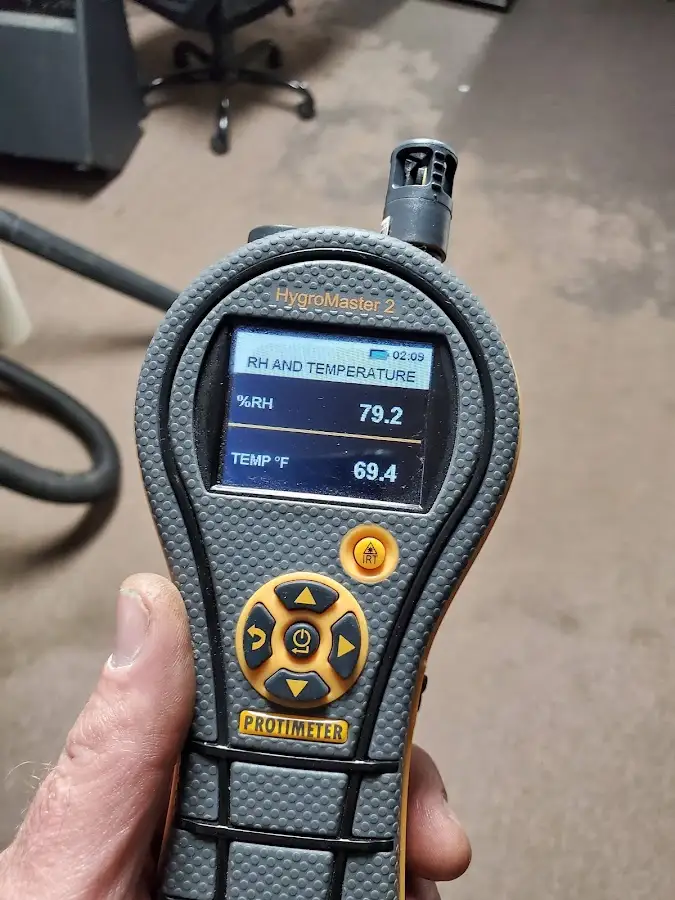 Moisture meter humidity assessment for Fire & Smoke Damage Restoration in Horizon West